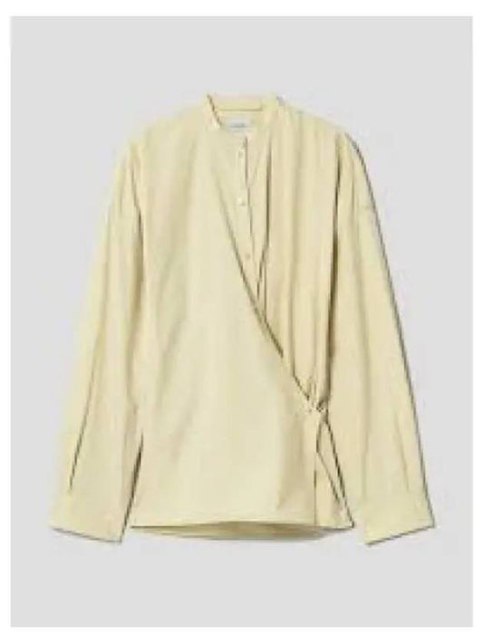 Officer Collar Twisted Shirt Dusty Yellow 1237975 - LEMAIRE - BALAAN 1