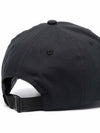 Logo Patch Cotton Ball Cap Black - STONE ISLAND - BALAAN 3