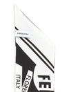 Logo Print Mini Silk Scarf White Black - SALVATORE FERRAGAMO - BALAAN 6