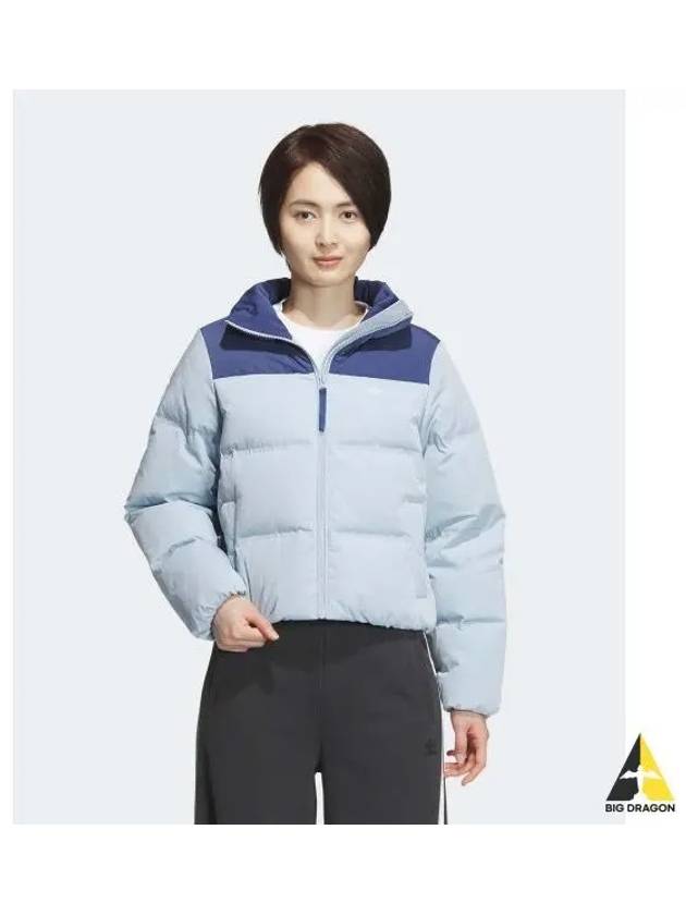 adidas short down jacket sky blue IU4814 - ADIDAS - BALAAN 2