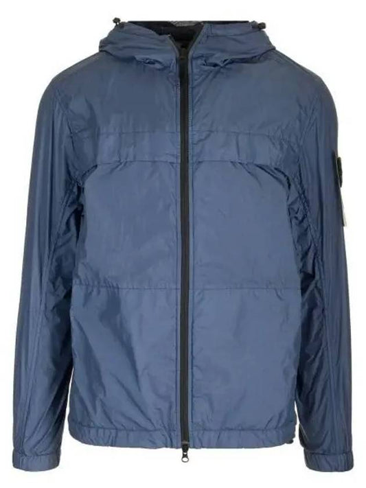 Garment Dyed Crinkle Reps R-Nylon Jacket Avio Blue - STONE ISLAND - BALAAN 2