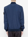 Wappen Skin Touch Nylon Bomber Zip-up Jacket Blue - STONE ISLAND - BALAAN 5