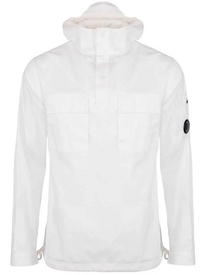 Lens Wappen Shirt Anorak White - CP COMPANY - BALAAN 2