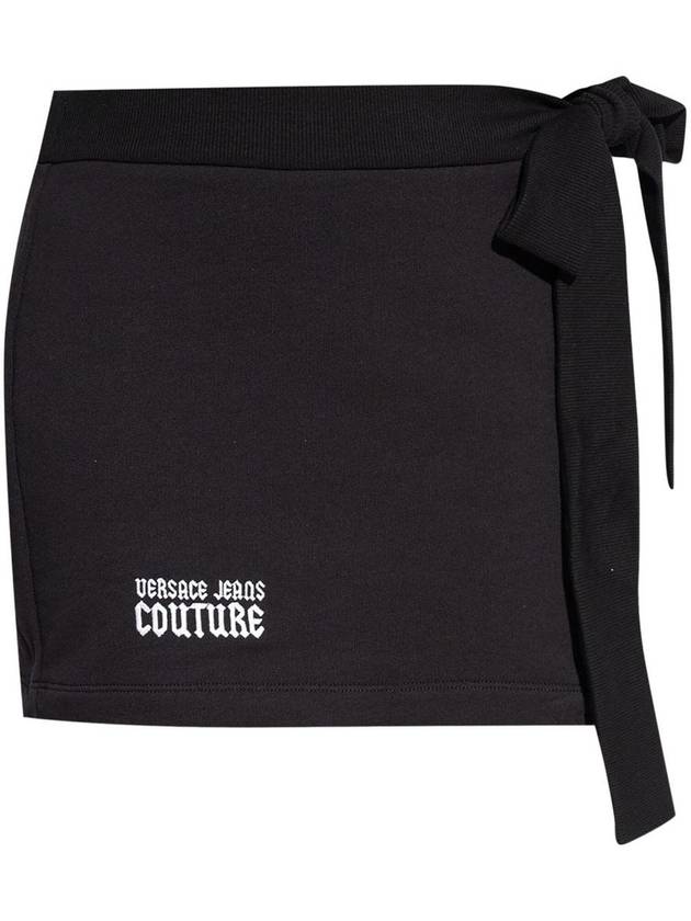 Versace Jeans Couture Logo Embroidery Skirt - VERSACE - BALAAN 1