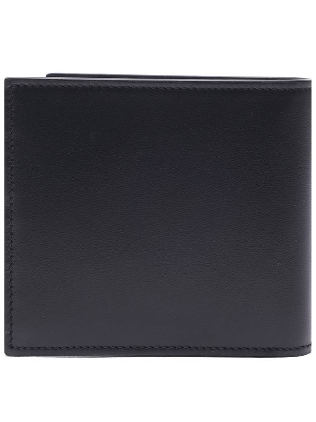 Signature Calfskin Bi-Fold Wallet Anthracite Black - LOEWE - BALAAN 5