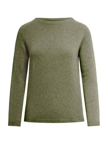 Women's Giori Wool Cashmere Knit Top Green - S MAX MARA - BALAAN 1