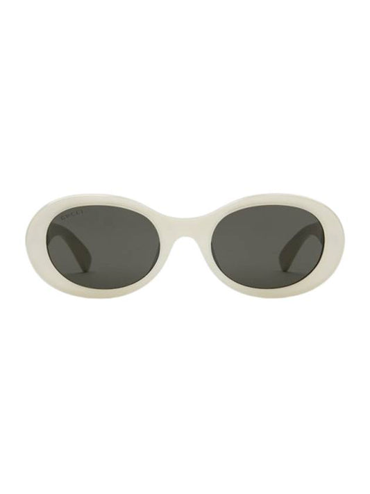 Low Nose Bridge Round Sunglasses Ivory - GUCCI - BALAAN 1