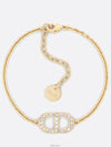 Petit CD Metal Crystal Bracelet Gold - DIOR - BALAAN 2