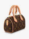 Nano Speedy Monogram Tote Bag Brown - LOUIS VUITTON - BALAAN 3