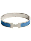 Click-Ache Bracelet Palladium Hardware Bleu de France Matte - HERMES - BALAAN 3