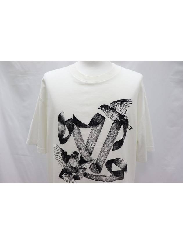 Printed Cotton Men s Short Sleeve T Shirt 1ABXR9 - LOUIS VUITTON - BALAAN 3