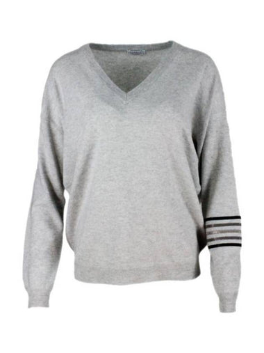 Sweater M12172602 C2719 GRAY - BRUNELLO CUCINELLI - BALAAN 1