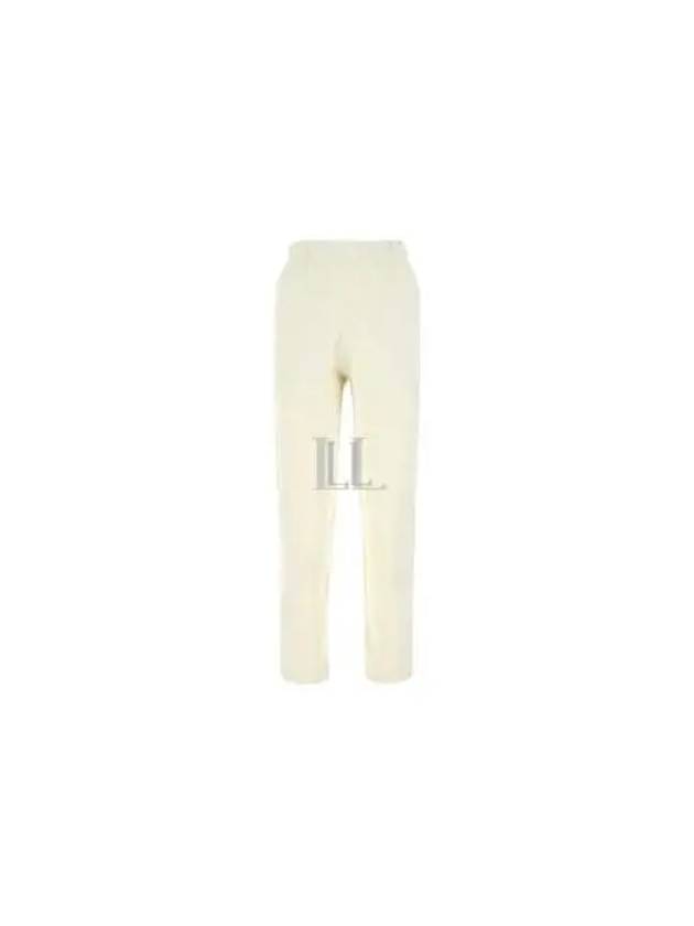 Side Logo Cotton JoGGer Track Pants White - GANNI - BALAAN 2