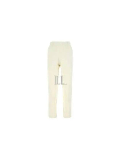 Side Logo Cotton JoGGer Track Pants White - GANNI - BALAAN 2