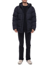 Crinkle Reps Re-Nylon Down Padding Navy - STONE ISLAND - BALAAN 4