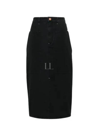 Flozia H Line Skirt Black - ISABEL MARANT - BALAAN 2