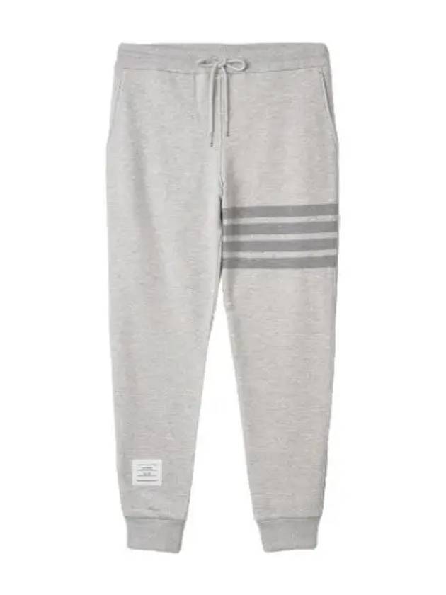 Cotton Jogger Pants Gray - THOM BROWNE - BALAAN 1