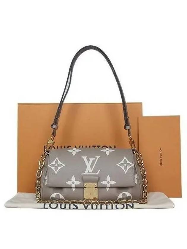 M45836 Cr me Color Monogram Empreinte Favorite Shoulder Crossbag - LOUIS VUITTON - BALAAN 1