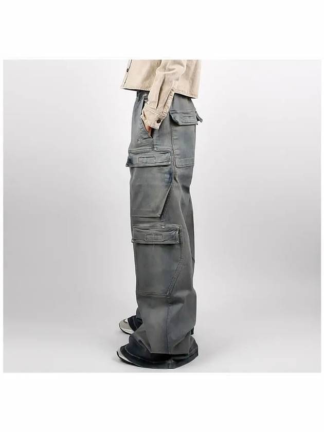 DU02D2398 SKY 46 Dark Shadow Porterville Double Cargo Pants - RICK OWENS - BALAAN 3