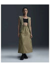 Sportswear Woven Cargo Midi A Line Skirt Neutral Olive - NIKE - BALAAN 2