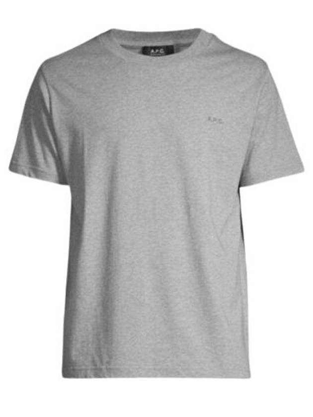 Standard Brode Logo Short Sleeve T-Shirt Grey - A.P.C. - BALAAN 2