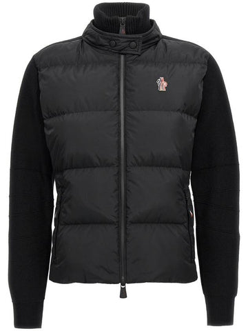 Grenoble Zip Up Padding Black - MONCLER - BALAAN 1