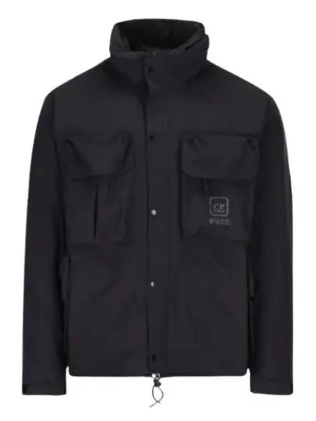 Metropolis Series Gore-Tex 3L Infinium Hooded Jacket Black - CP COMPANY - BALAAN 2