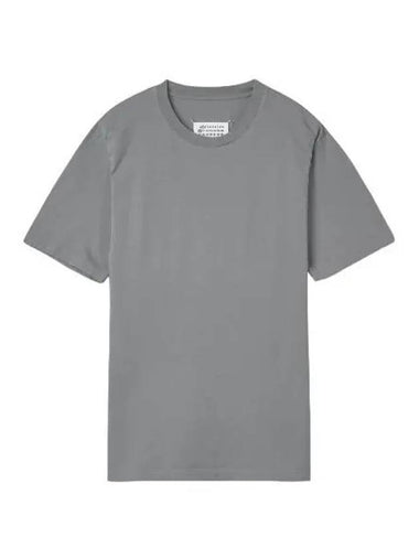 Stitched Short Sleeve T Shirt Saxon Blue - MAISON MARGIELA - BALAAN 1