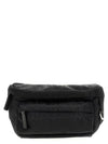 Allover Logo Print Neo Nylon Belt Bag Black - VERSACE - BALAAN 1