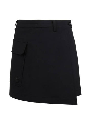 Golf Wrap Skirt Shorts Black - HENRY STUART - BALAAN 1