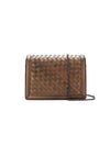 Chain shoulder bag Montebell woven intrecciato brown 490085 VCK71 2243 - BOTTEGA VENETA - BALAAN 5