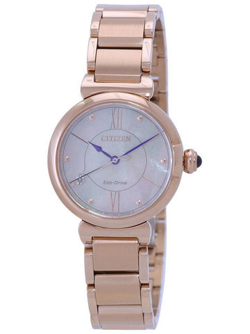 Citizen L Series Eco-Drive Mother of Pearl Dial Ladies Watch EM1073-85Y - CITIZEN - BALAAN 1