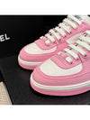 Women's Cotton Sneakers CC Logo Pink Jenny Sneakers - CHANEL - BALAAN 5