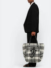 J W Anderson Belt checked tote bag - JW ANDERSON - BALAAN 10