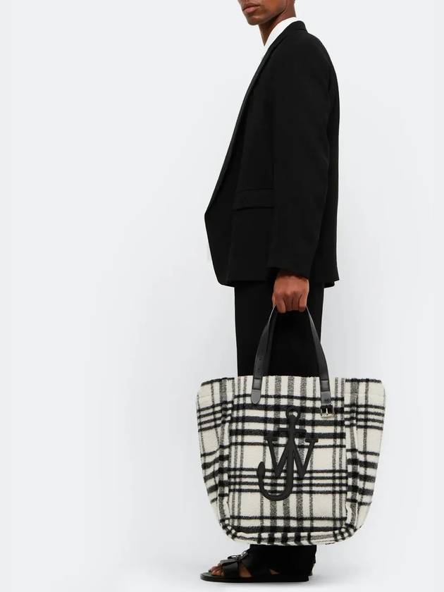 J W Anderson Belt checked tote bag - JW ANDERSON - BALAAN 10