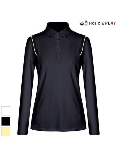 armhole pleated decorated collar t-shirtHC1WTS002 - HOLIC&PLAY - BALAAN 2