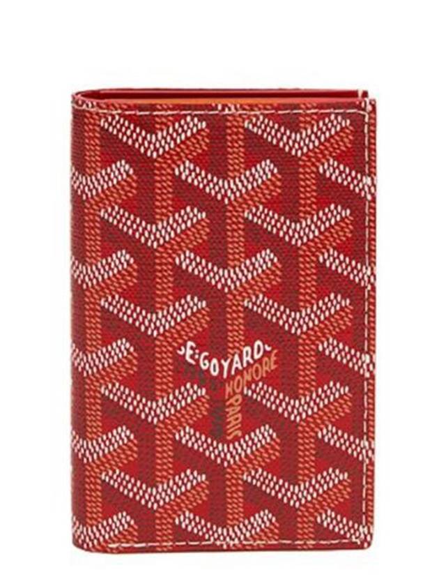 Saint Pierre bifold card wallet red - GOYARD - BALAAN 1