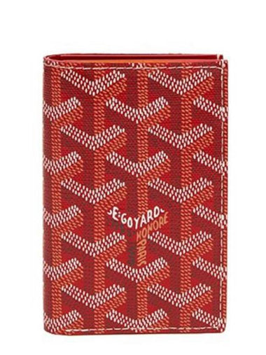 Saint Pierre Bifold Card Wallet Red - GOYARD - BALAAN 1