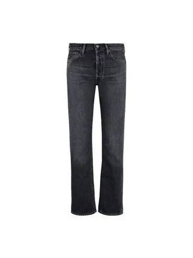 Black straight pants denim B00271 - ACNE STUDIOS - BALAAN 1