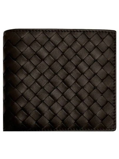 Intrecciato Weaving Half Wallet Espresso - BOTTEGA VENETA - BALAAN 2