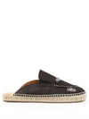 Women's Embroidered Espadrille Mules Black - MAISON MARGIELA - BALAAN 2