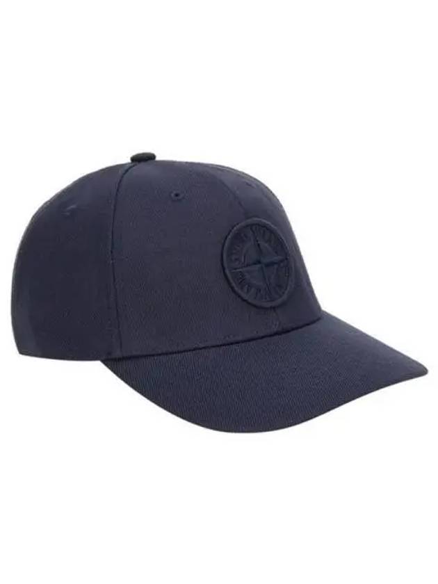 Embossed Logo Base Ball Cap Navy - STONE ISLAND - BALAAN 2