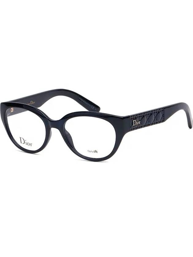 Glasses frame CD3264 EDU dark blue round horn rim women s fashion - DIOR - BALAAN 7