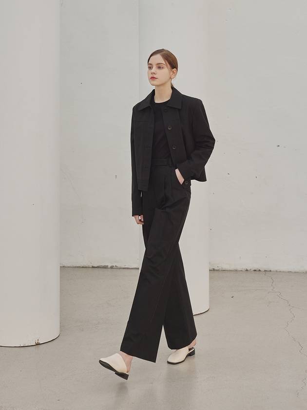 Women's Medicine Wide Pants Black - ARIFF - BALAAN 3