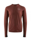 Fafne Crew Neck Long Sleeve T-Shirt Merlot - KLATTERMUSEN - BALAAN 2