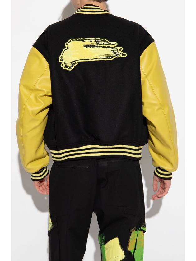 Letterman Striped Bomber Jacket Yellow - Y-3 - BALAAN 3