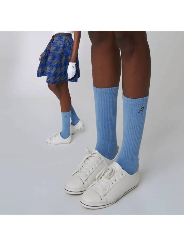 AU42AS09 Cushion Crew Socks Light Blue - ATHPLATFORM - BALAAN 9