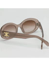 Eyewear Triomphe Logo Temple Sunglasses Brown - CELINE - BALAAN 5