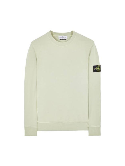 Wappen Patch Garment Dyed Sweatshirt Pistachio - STONE ISLAND - BALAAN 2