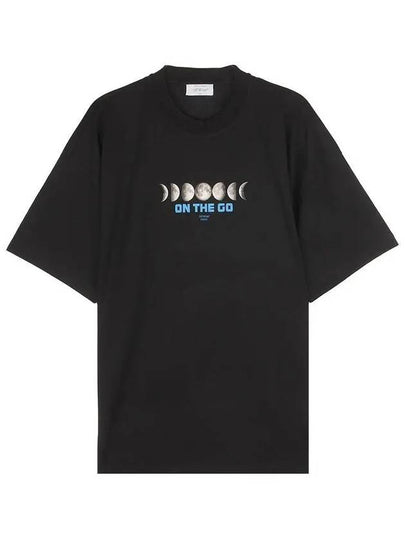 Moon Phase Short Sleeve T-Shirt Black - OFF WHITE - BALAAN 2